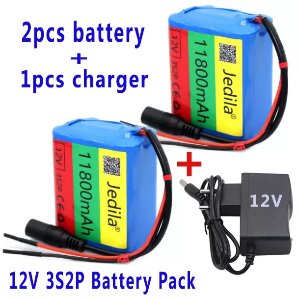 NEW 100%.New.12V.11800 mAh.3S2P.Batterie Au Lithium.18650.Batterie Au Lithium Pack Protection Conseil Rechargeable.1A Chargeur.
NEW 100%.New.12V.11800 mAh.3S2P.Batterie Au Lithium.18650.Batterie Au Lithium Pack Protection Conseil Rechargeable.1A Chargeur.