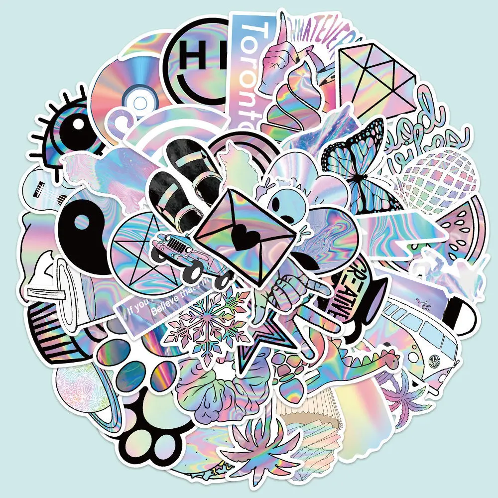 50pcs laser personality graffiti stickers creative waterproof DIY mobile phone case no repeat decoration stickers cute stickers
50pcs laser personality graffiti stickers creative waterproof DIY mobile phone case no repeat decoration stickers cute stickers