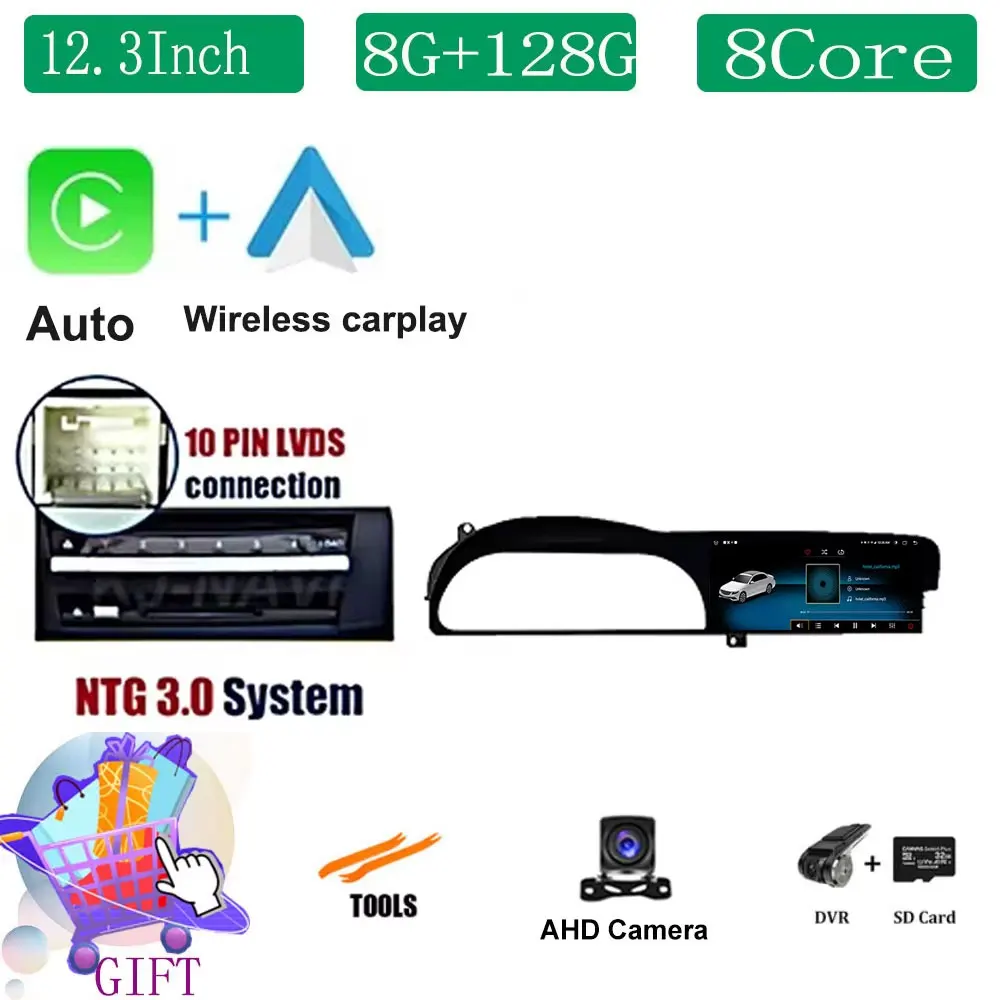 Сенсорный экран ОС Android 12,3 дюйма для Benz S W221 CL W216 2005-2013, автомобильные аксессуары, автомобильный монитор Carplay, мультимедийный плеер, радио
Сенсорный экран ОС Android 12,3 дюйма для Benz S W221 CL W216 2005-2013, автомобильные аксессуары, автомобильный монитор Carplay, мультимедийный плеер, радио