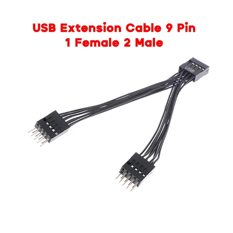 1 шт. 9-контактный Удлинительный кабель USB для материнской платы, 1 гнездо-2 штекера, Y-образный разветвитель, Удлинительный кабель для ПК «сделай сам», 10 см
1 шт. 9-контактный Удлинительный кабель USB для материнской платы, 1 гнездо-2 штекера, Y-образный разветвитель, Удлинительный кабель для ПК «сделай сам», 10 см