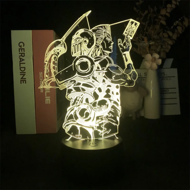 JoJo Bizarre Adventure Jan Pierre 3d led lamp for bedroom manga night lights anime action figure Decoration mange cute gift
JoJo Bizarre Adventure Jan Pierre 3d led lamp for bedroom manga night lights anime action figure Decoration mange cute gift