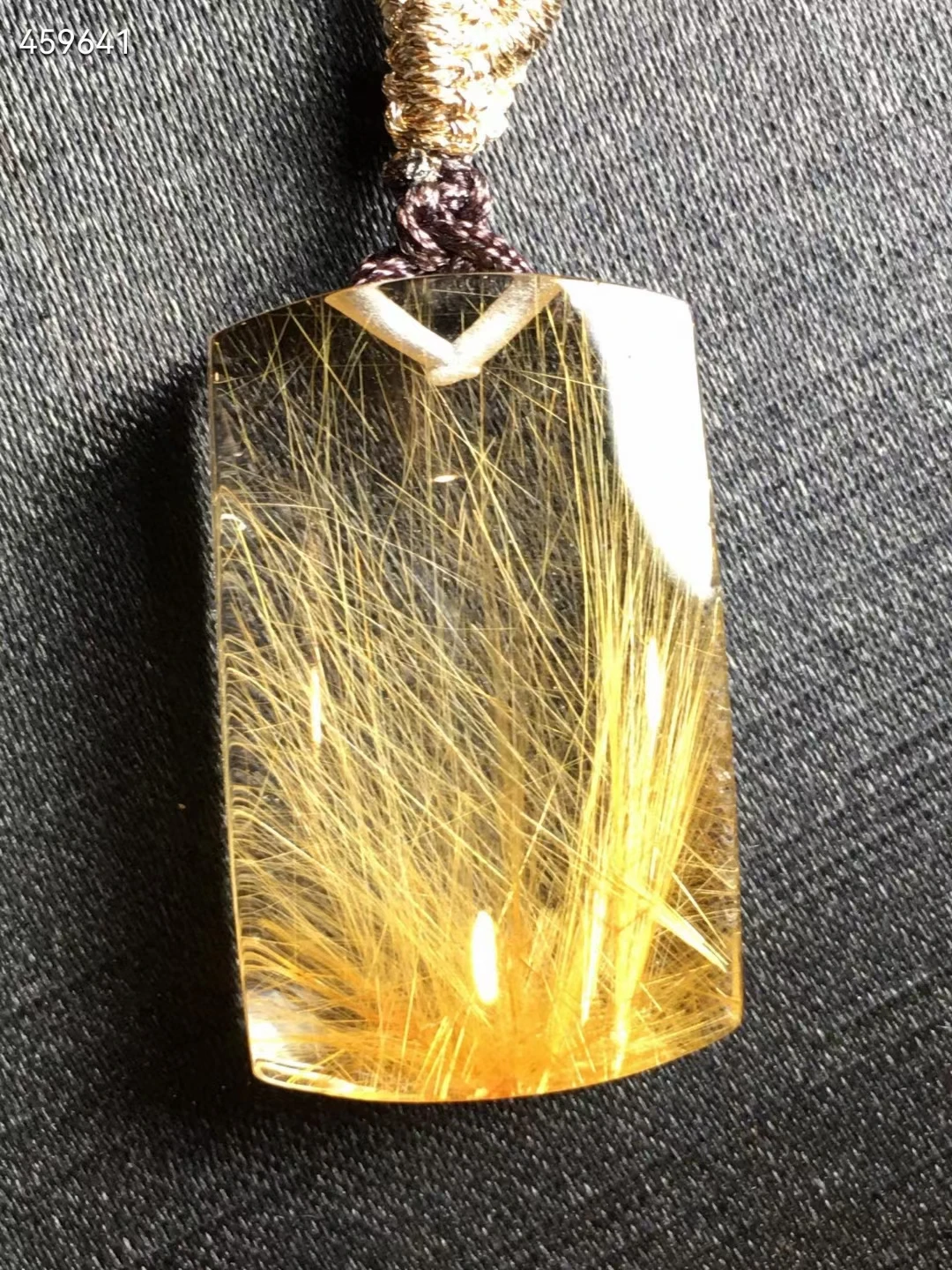 Natural Gold Rutilated Quartz Pendant Necklace 21*18*8mm Brazil Flower Rutilated Quartz Jewelry Women Men AAAAAAA 
Natural Gold Rutilated Quartz Pendant Necklace 21*18*8mm Brazil Flower Rutilated Quartz Jewelry Women Men AAAAAAA
