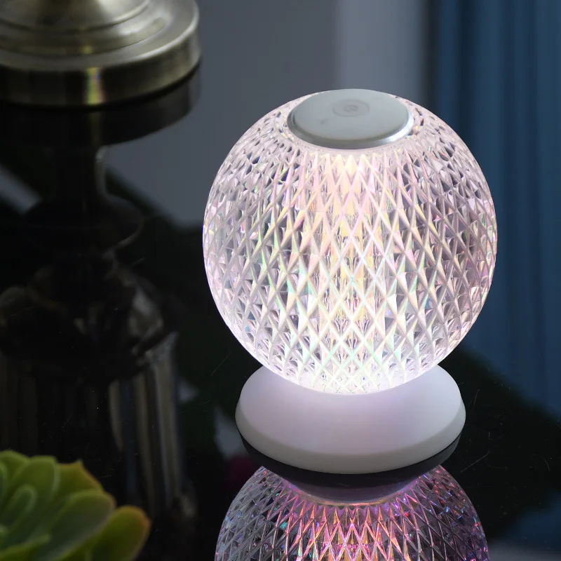 New Creative LED Crystal Ball Table Lamp Touch Control Acrylic Wireless Charging Moon Light Bedside Night Light In Bedroom Gift
New Creative LED Crystal Ball Table Lamp Touch Control Acrylic Wireless Charging Moon Light Bedside Night Light In Bedroom Gift
