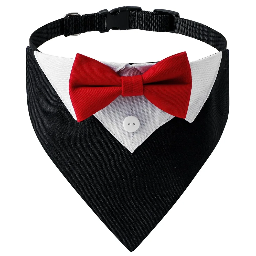 

Новый деловой костюм для питомца джентльмена шарф галстук-бабочка для собаки кошки слюнявчик полотенце ошейник для питомца треугольный шарф аксессуары для женского платья