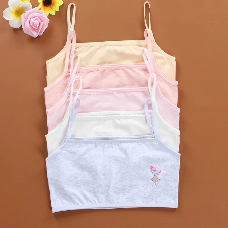 2pcs Brs for Teenage Girs Underwear Teenage Girls Clothing Cute Bra Summer Thin String Vest Sling 8-14 Years Old 
2pcs Brs for Teenage Girs Underwear Teenage Girls Clothing Cute Bra Summer Thin String Vest Sling 8-14 Years Old