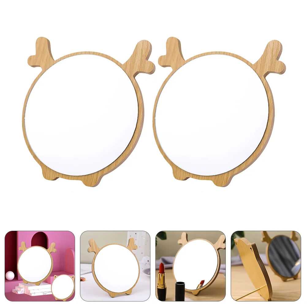 2Pcs Tabletop Make-up Mirrors Desktop Stand Mirrors Mirrors Mirrors for Home
2Pcs Tabletop Make-up Mirrors Desktop Stand Mirrors Mirrors Mirrors for Home