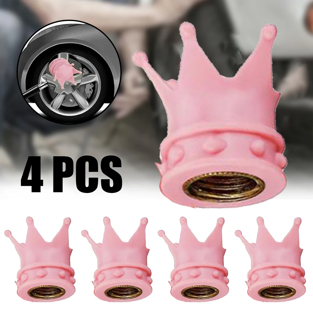 4pcs Universal Crown Shape Car Auto Wheel Tire Tyre Valve Stem Caps Dust Covers Motorcycle Bike Airtight Stems
4pcs Universal Crown Shape Car Auto Wheel Tire Tyre Valve Stem Caps Dust Covers Motorcycle Bike Airtight Stems