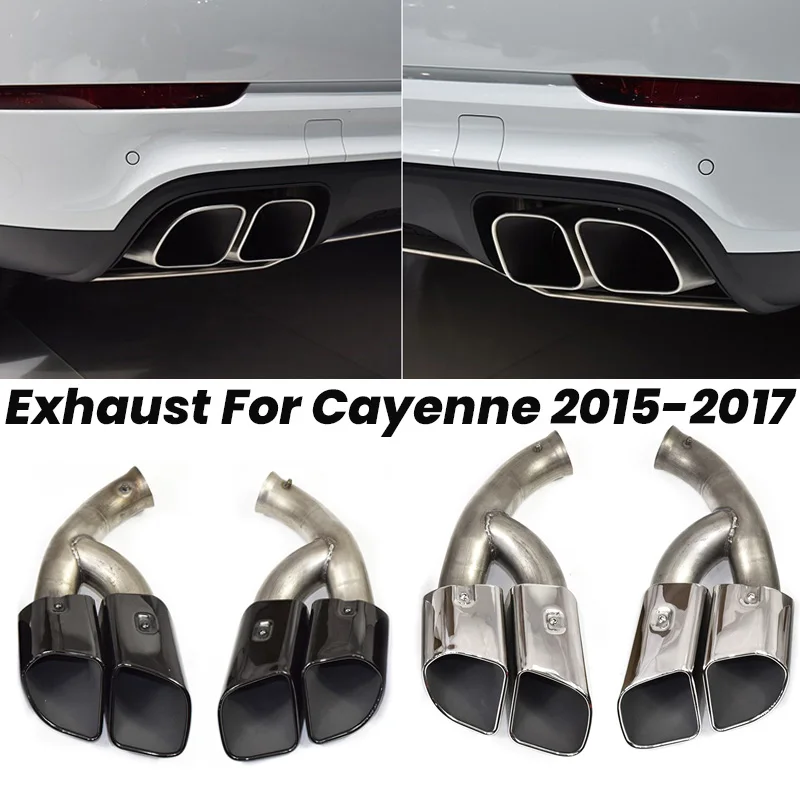 Car Accessories Stainless Steel Exhaust Tip For Porsche Cayenne 2015 2016 2017 Turbo Black Rear Exhaust System Muffler Tip
Car Accessories Stainless Steel Exhaust Tip For Porsche Cayenne 2015 2016 2017 Turbo Black Rear Exhaust System Muffler Tip