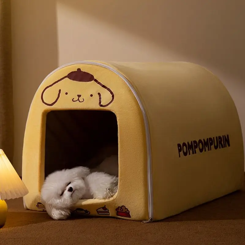 Cinnamoroll Pompompurin Sanrio Cartoon Cute Enclosed Detachable Doghouse Cat Kennel Anime Plush Toys for Girls Birthday Gift
Cinnamoroll Pompompurin Sanrio Cartoon Cute Enclosed Detachable Doghouse Cat Kennel Anime Plush Toys for Girls Birthday Gift