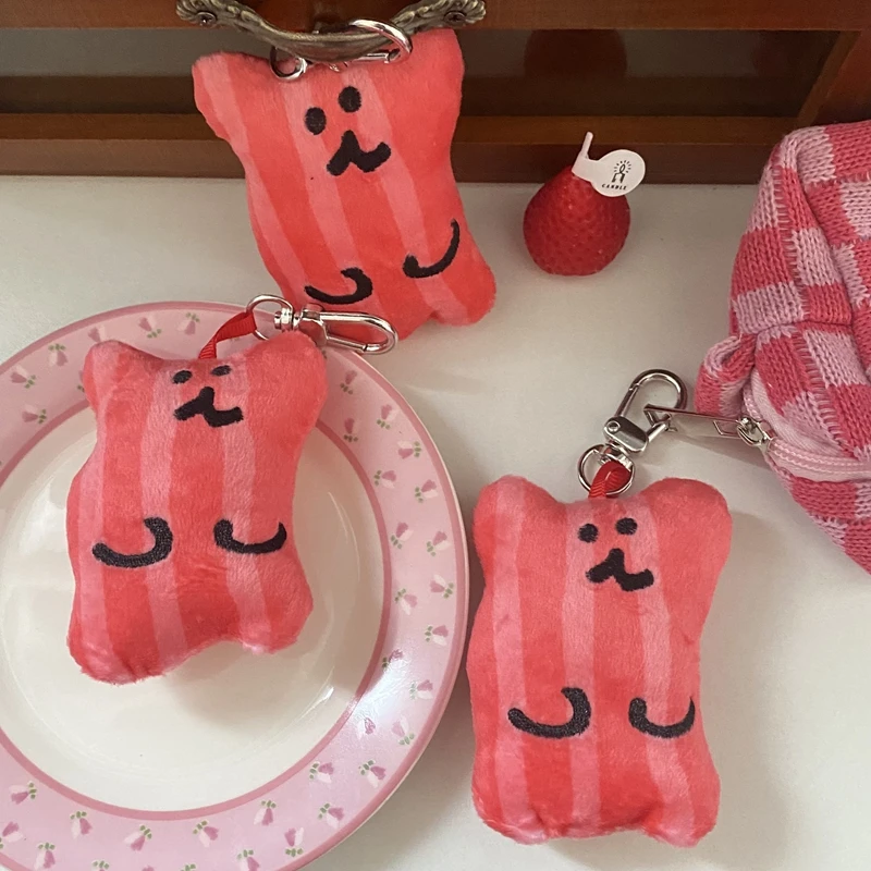 Ins Lovely Cute Striped Bear Keychain Plush Doll Bear Student Backpack Pendant Toy Car Keyring Girl Accessories Birthday Gift
Ins Lovely Cute Striped Bear Keychain Plush Doll Bear Student Backpack Pendant Toy Car Keyring Girl Accessories Birthday Gift