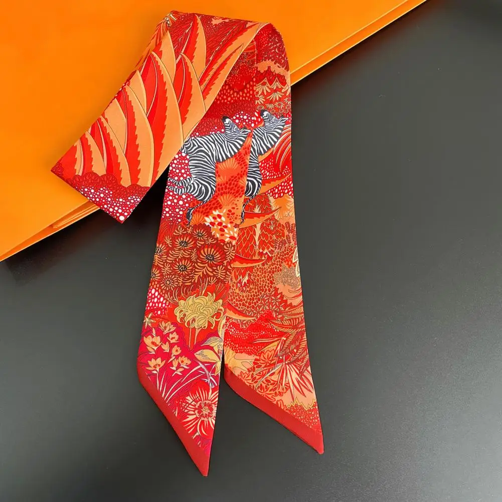 Bright Colored Silk Scarf Luxury Faux Silk Scarf Colorful Flower Print for Women's Hair Headband Bag Neck Decoration Smooth
Bright Colored Silk Scarf Luxury Faux Silk Scarf Colorful Flower Print for Women's Hair Headband Bag Neck Decoration Smooth