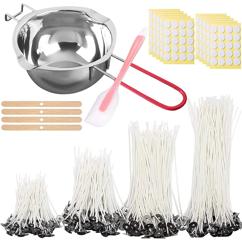 Candle Making Kit,DIY Candle Craft Tools,Candle Make Pouring Pot,Candle Wicks,Wicks Sticker,Candle Wick Holder And Spoon
Candle Making Kit,DIY Candle Craft Tools,Candle Make Pouring Pot,Candle Wicks,Wicks Sticker,Candle Wick Holder And Spoon