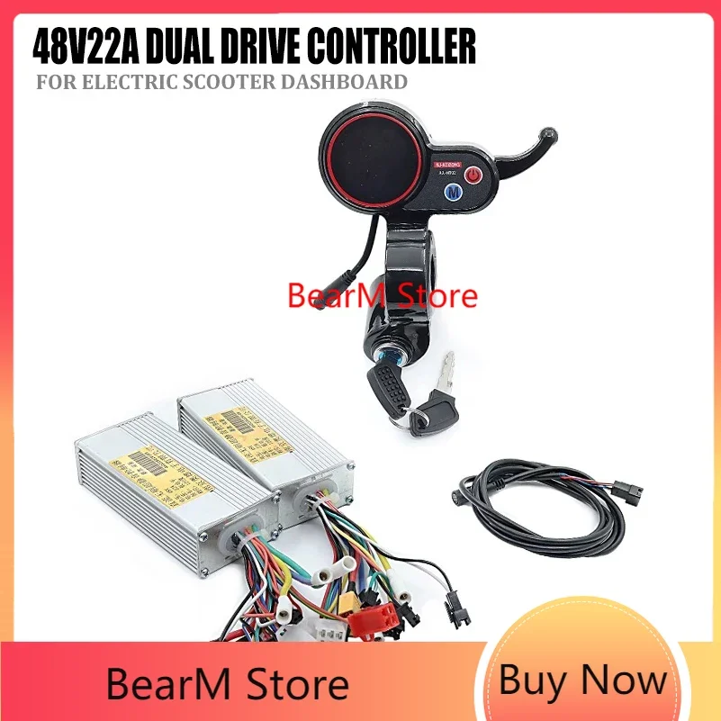 New Nj-aoxiong 48v22a Electric Scooter Dual Drive Brushless Motor Controller With Hall LCD Accelerator With Key
New Nj-aoxiong 48v22a Electric Scooter Dual Drive Brushless Motor Controller With Hall LCD Accelerator With Key