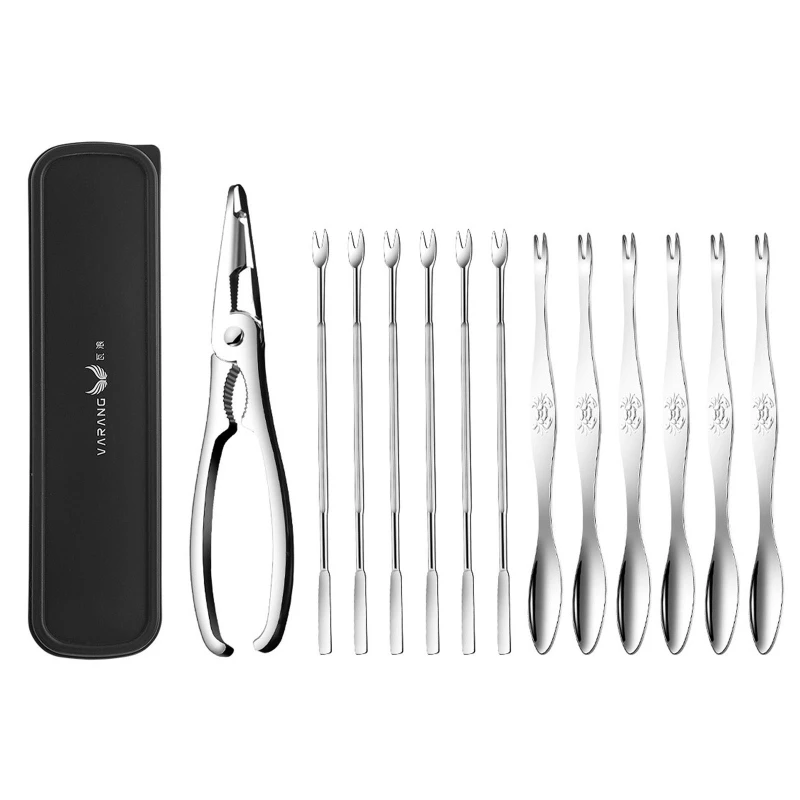 Набор инструментов для морепродуктов, крекеры-крабы, палочки, ложки, набор инструментов из нержавеющей стали для чистки крабов, креветок, за...
Набор инструментов для морепродуктов, крекеры-крабы, палочки, ложки, набор инструментов из нержавеющей стали для чистки крабов, креветок, за...