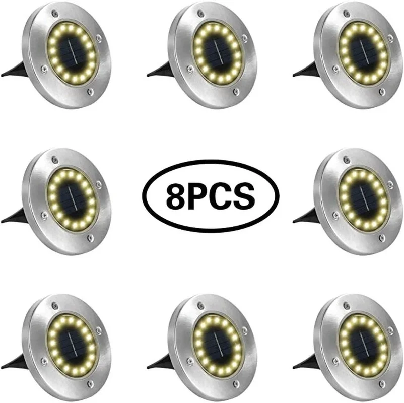 8/16 LED Solar Lawn Yard Led Solar Lights Buried Solar Garden Light Waterproof Outdoor PathWay Floor Under Ground Spot Lamp. 
8/16 LED Solar Lawn Yard Led Solar Lights Buried Solar Garden Light Waterproof Outdoor PathWay Floor Under Ground Spot Lamp.