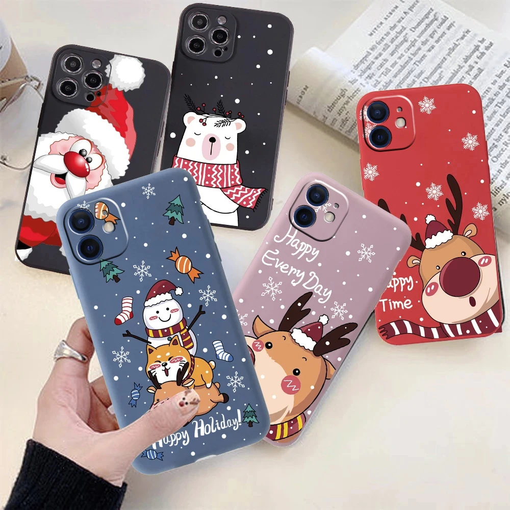Feliz natal presente silicone caso de telefone para iphone 11 12 13 Pro Max 12 13 Mini XR XS Max 7 8 Plus 6S 6 Plus SE Cover
Feliz natal presente silicone caso de telefone para iphone 11 12 13 Pro Max 12 13 Mini XR XS Max 7 8 Plus 6S 6 Plus SE Cover