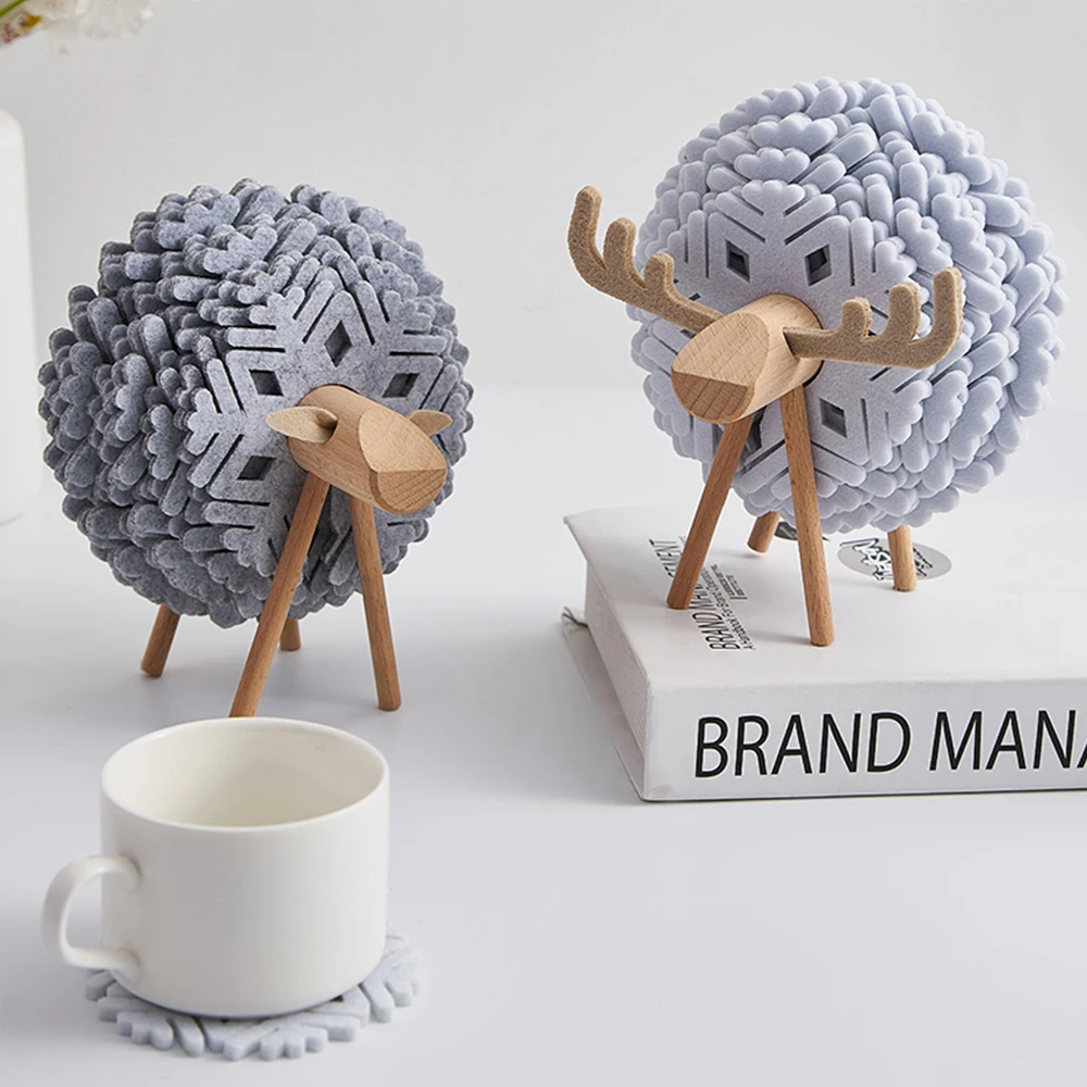 New Sheep Shape Anti Slip Cup Pads Coasters Insulated Round Felt Cup Mats Japan Style Creative Home Office Decor Art Crafts Gift
New Sheep Shape Anti Slip Cup Pads Coasters Insulated Round Felt Cup Mats Japan Style Creative Home Office Decor Art Crafts Gift