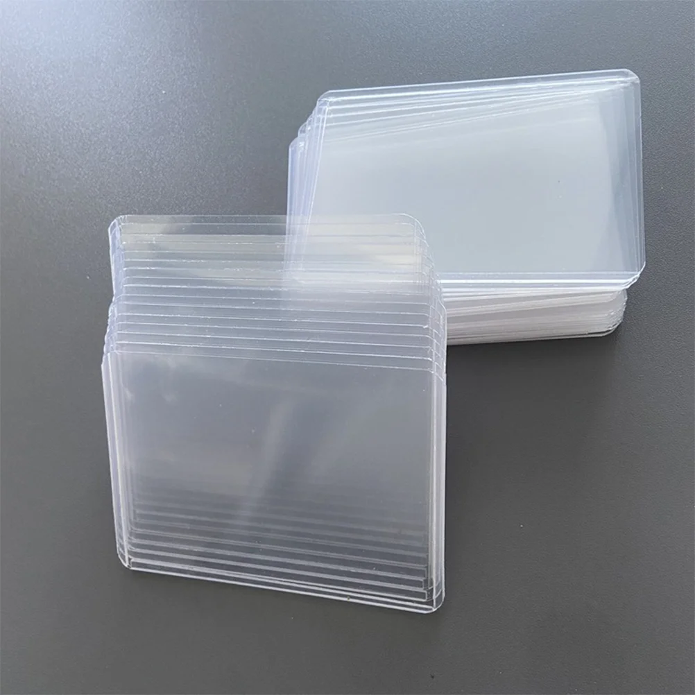 50 Pcs Game Card Holder Clear Sleeves Playing Cover Protective Plastic Baseball Display
50 Pcs Game Card Holder Clear Sleeves Playing Cover Protective Plastic Baseball Display