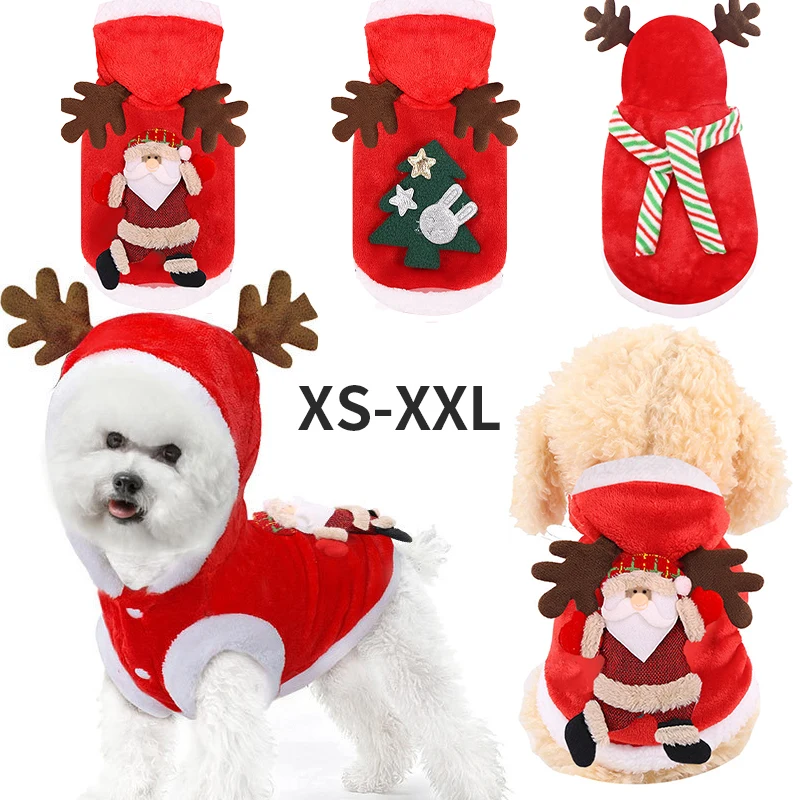 Dog Christmas Clothes Autumn Winte Soft Flanne New Year Pet Clothes for Small Medium Dogs Chihuahua Costume Christmas Dog Coats
Dog Christmas Clothes Autumn Winte Soft Flanne New Year Pet Clothes for Small Medium Dogs Chihuahua Costume Christmas Dog Coats