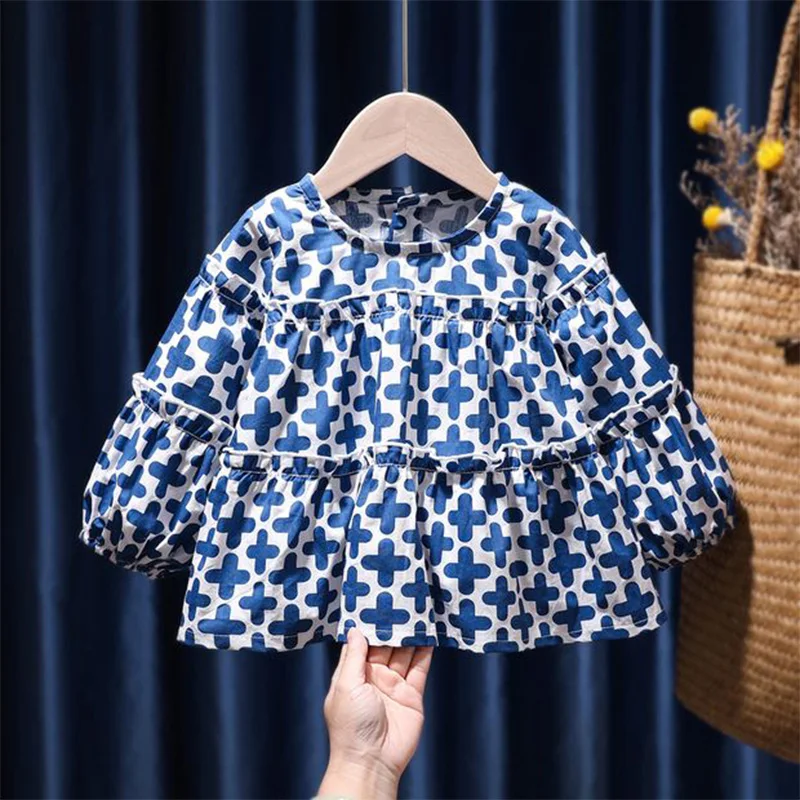 Spring Sleeve Clothing Printed Contrast Korean Girls Pullover Long Neck Color Tops Autumn Round Puff T-shirt Letter Fashion Kids
Spring Sleeve Clothing Printed Contrast Korean Girls Pullover Long Neck Color Tops Autumn Round Puff T-shirt Letter Fashion Kids