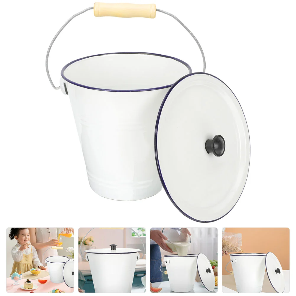 Bucket Container Lidcanenamel Compost Pailstorage Metal Rice Bin White Urinal Iceparties Farmhouse Rubbish Garbage Beverage Tub
Bucket Container Lidcanenamel Compost Pailstorage Metal Rice Bin White Urinal Iceparties Farmhouse Rubbish Garbage Beverage Tub