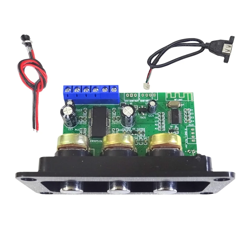 30W Bluetooth Audio Power Amplifier Board With DC Female Cable+USB Cable Bluetooth 5.0 Mono Subwoofer Amplifier Kit
30W Bluetooth Audio Power Amplifier Board With DC Female Cable+USB Cable Bluetooth 5.0 Mono Subwoofer Amplifier Kit
