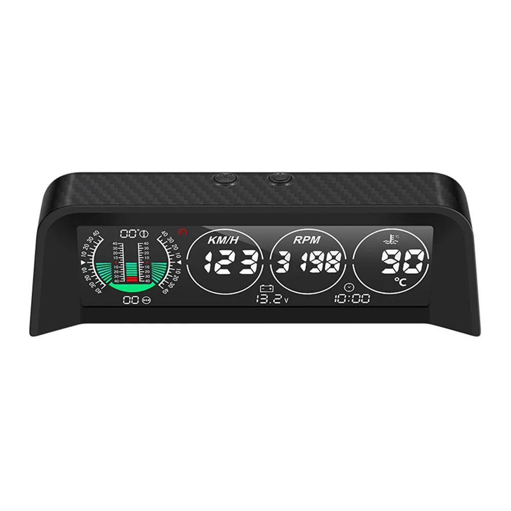X88-OBD Car HUD Intelligent Speedometer Vehicle Digital Speed Temperature Time Voltage Level Slope Meter Auto Head Up Display
X88-OBD Car HUD Intelligent Speedometer Vehicle Digital Speed Temperature Time Voltage Level Slope Meter Auto Head Up Display