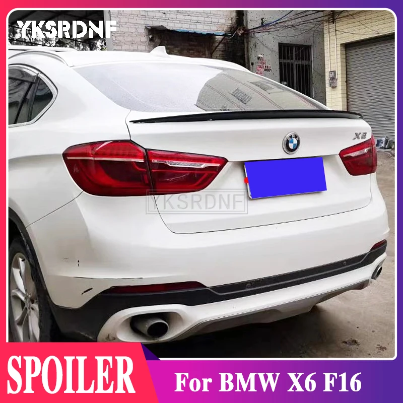 Стайлинг автомобиля ABS X6 F16 2015-2019 задний спойлер крыло багажника для BMW X6 F16 M-стиль производительности
Стайлинг автомобиля ABS X6 F16 2015-2019 задний спойлер крыло багажника для BMW X6 F16 M-стиль производительности