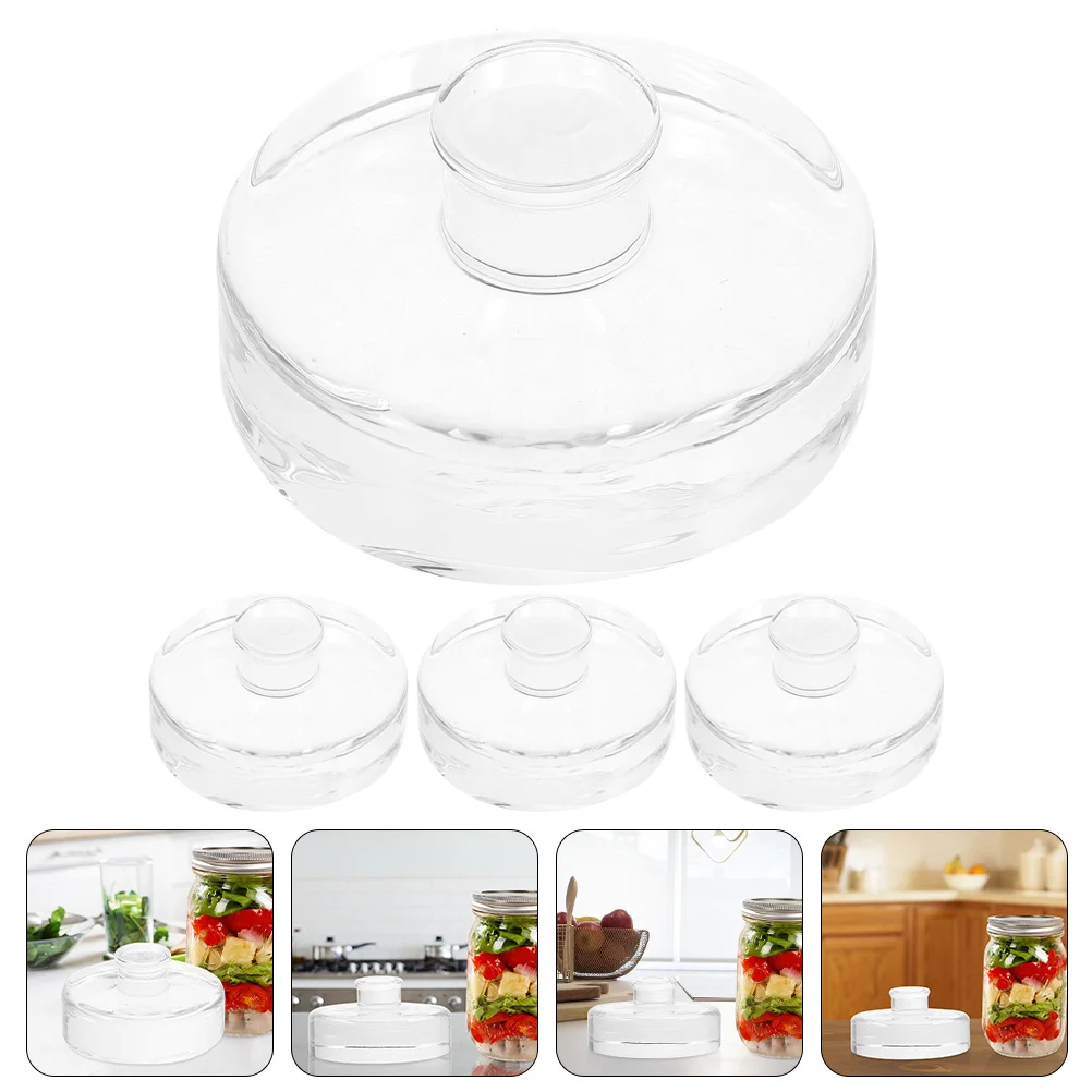 4Pcs Daily Use Mason Jar Fermentation Lids Pickle Bottle Glass Weights Reusable Fermentation Lids
4Pcs Daily Use Mason Jar Fermentation Lids Pickle Bottle Glass Weights Reusable Fermentation Lids