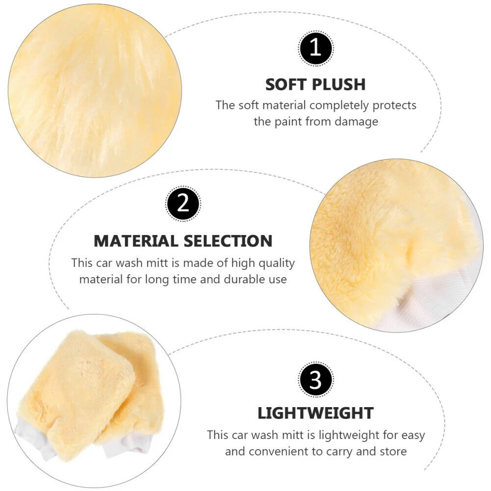 2PcsCar Cleaning Wash Mitt Double Side Imitation Wool For Car Wash Auto Cleaning Gloves Tool 23*15cm Washing Equippments
2PcsCar Cleaning Wash Mitt Double Side Imitation Wool For Car Wash Auto Cleaning Gloves Tool 23*15cm Washing Equippments