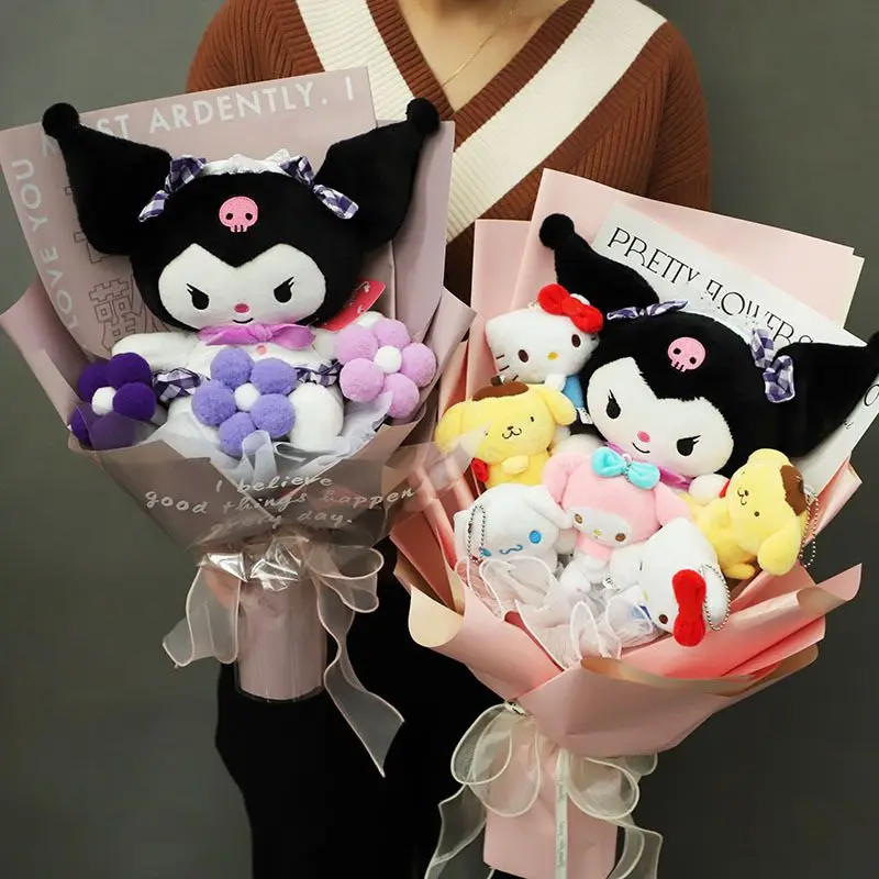 Милый плюшевый букет Sanrioed Kuromi понравико, мультяшная Аниме Кукла, домашний декор, моя мелодия, День Святого Валентина, Cinnamoroll, игрушки, подарк...
Милый плюшевый букет Sanrioed Kuromi понравико, мультяшная Аниме Кукла, домашний декор, моя мелодия, День Святого Валентина, Cinnamoroll, игрушки, подарк...