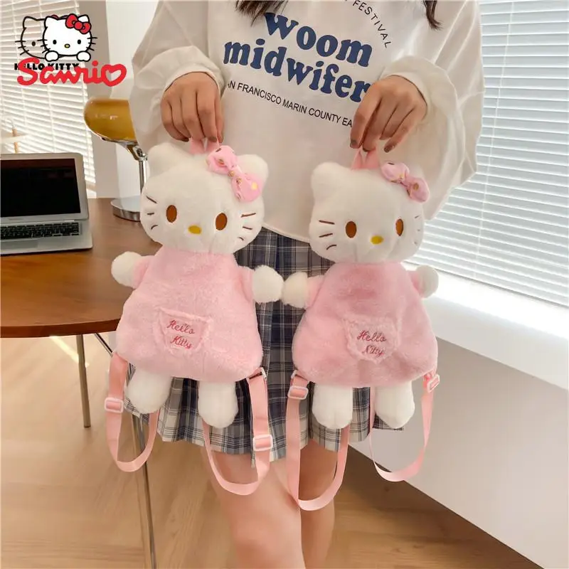 Kawaii Sanrio плюшевая сумка через плечо с героями мультфильмов, милый рюкзак с куклой Hello Kitty, сумка на одно плечо для девочек, сумка через плечо, п...
Kawaii Sanrio плюшевая сумка через плечо с героями мультфильмов, милый рюкзак с куклой Hello Kitty, сумка на одно плечо для девочек, сумка через плечо, п...
