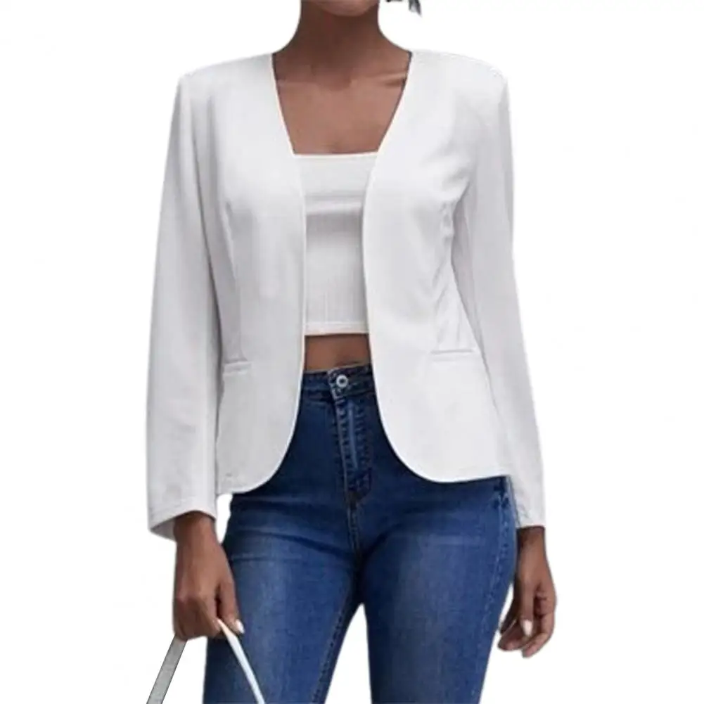 Vinatge Women Jacket Stylish Women's Spring-fall Suit Coat Elegant Business Style Wrinkle-free Open Stitch Cardigan for Office
Vinatge Women Jacket Stylish Women's Spring-fall Suit Coat Elegant Business Style Wrinkle-free Open Stitch Cardigan for Office