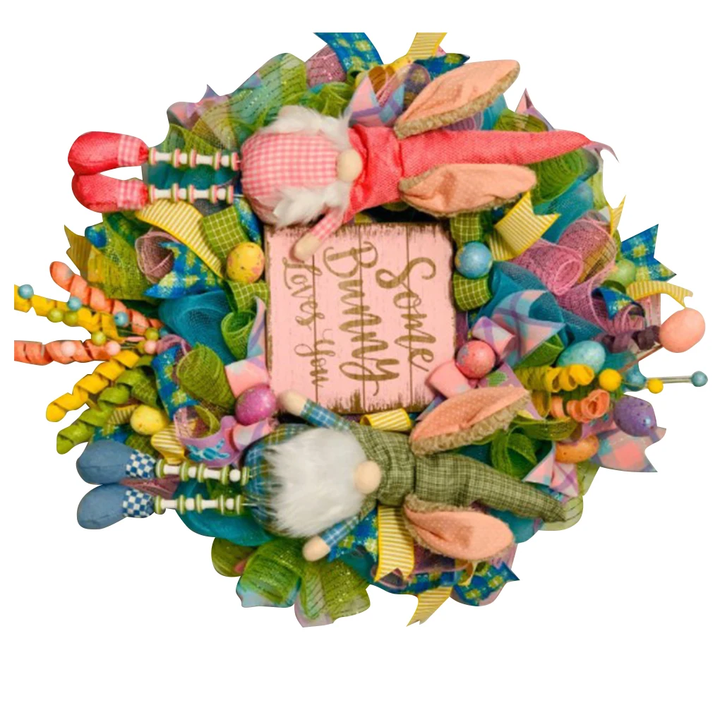 Easter Thief Bunny Butt Wreath With Easter Cross Garland Home Decor Spring Wedding Wreath Cartoon Bunny Shape Ornaments
Easter Thief Bunny Butt Wreath With Easter Cross Garland Home Decor Spring Wedding Wreath Cartoon Bunny Shape Ornaments