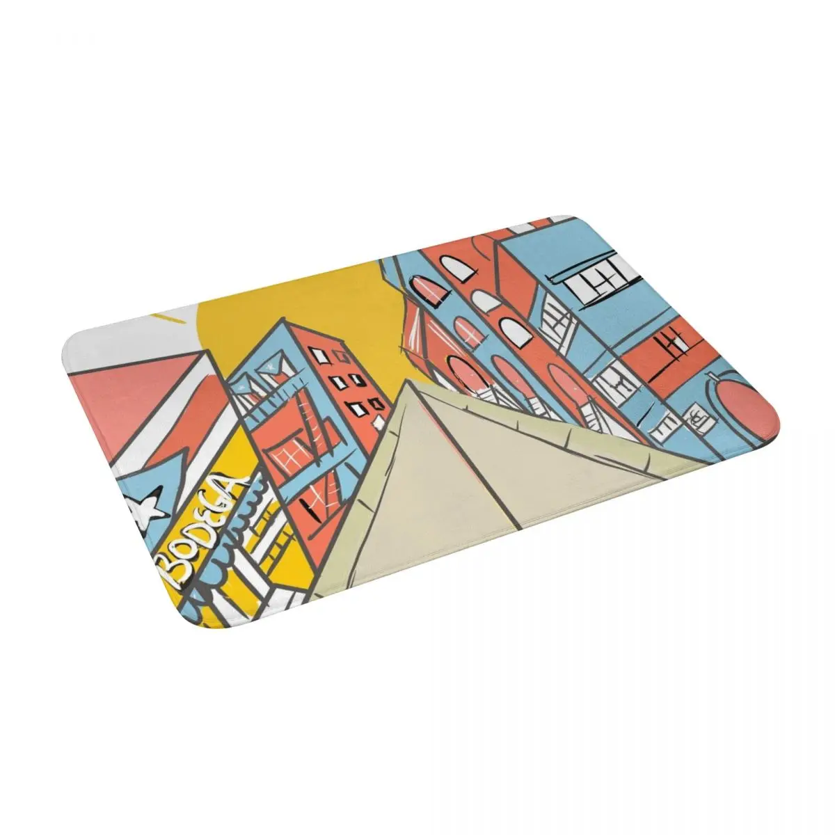 New York Bronx Memories Illustration Bath Door Floor Mat Rug Carpet Entrance Living Room Home Kitchen Doormat Bathroom Non-slip
New York Bronx Memories Illustration Bath Door Floor Mat Rug Carpet Entrance Living Room Home Kitchen Doormat Bathroom Non-slip