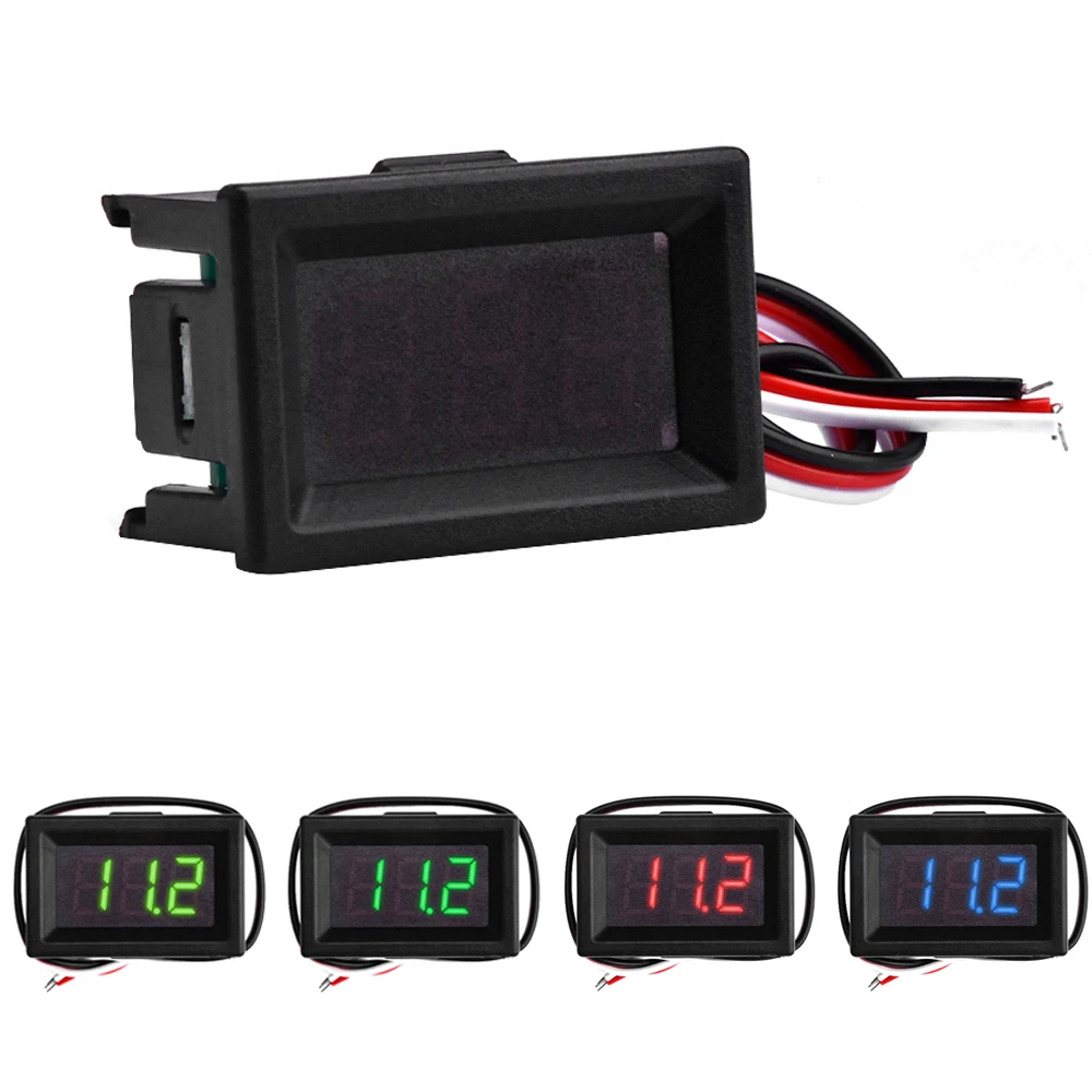 Meter Mobile Red/green/blue/yellow-green Car Digital Voltage Power Tester 0.36 Voltage Inch Auto Voltmeter Detector
Meter Mobile Red/green/blue/yellow-green Car Digital Voltage Power Tester 0.36 Voltage Inch Auto Voltmeter Detector