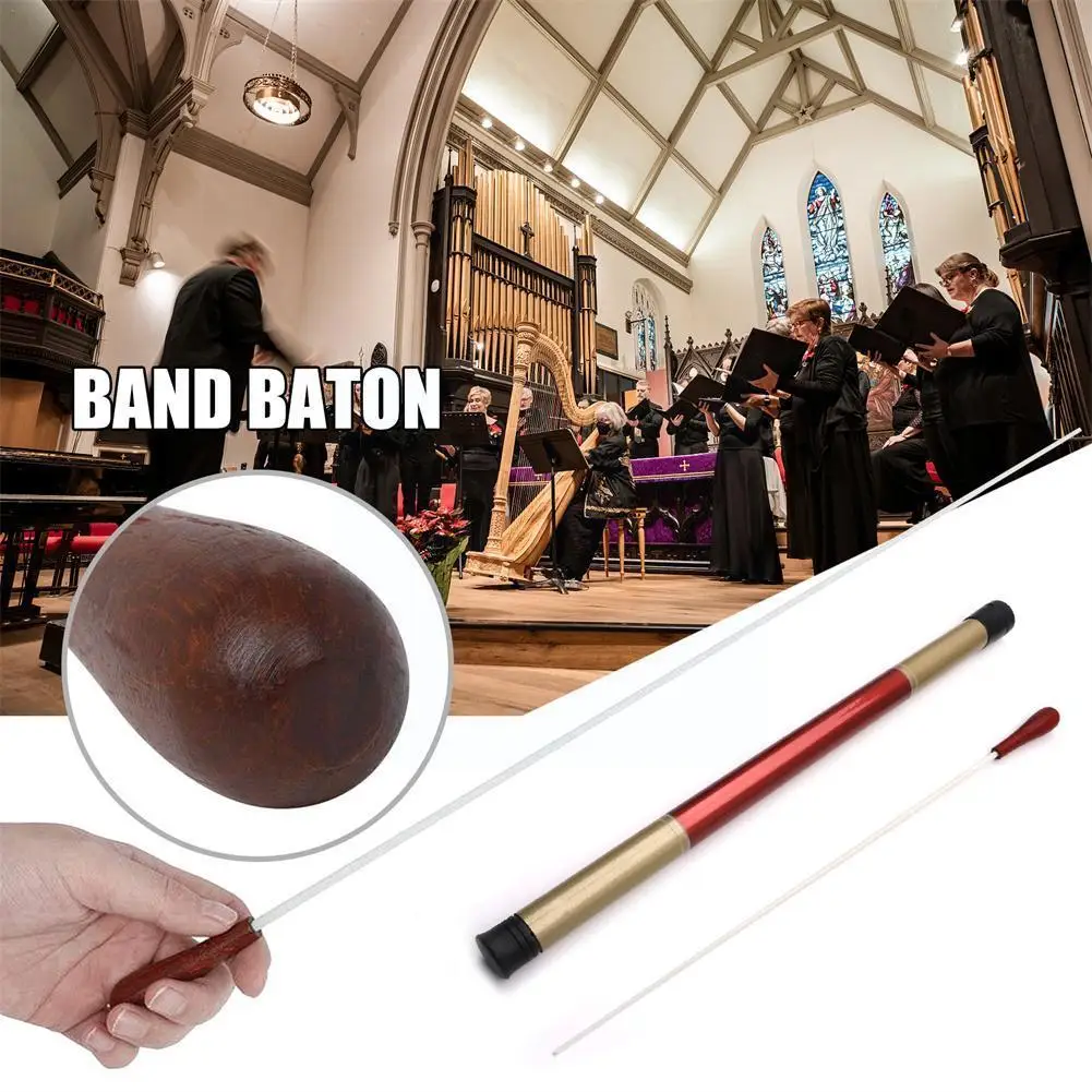 38cm 15In Wooden Baton Band Conductor Stick Rhythm Music Rosewood Director Tube Handle With Orchestra Conducting Concert T0U3 
38cm 15In Wooden Baton Band Conductor Stick Rhythm Music Rosewood Director Tube Handle With Orchestra Conducting Concert T0U3