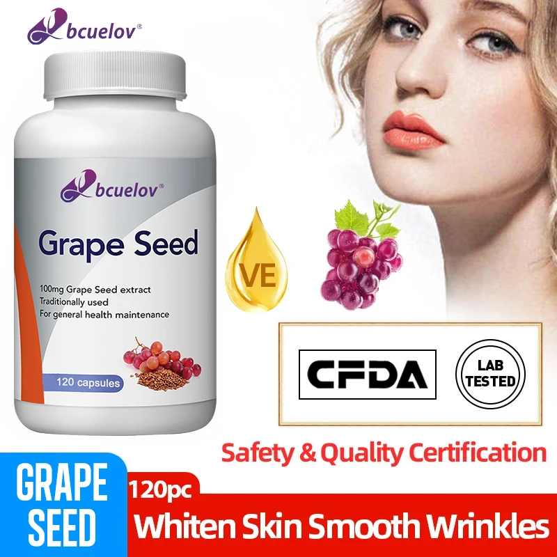 High Potency Grape Seed Extract Capsules-Proanthocyanidins for Heart and Arterial Blood Pressure Support focus on liver function
High Potency Grape Seed Extract Capsules-Proanthocyanidins for Heart and Arterial Blood Pressure Support focus on liver function