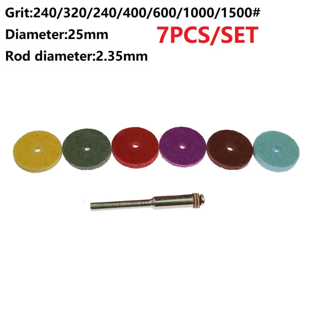 7Pcs Polishing Wheels Grinding Nylon Fibre Abrasive Point T-Shaped Polish Rotay Tools For Buffing Jewellery Metal Glass 2.35mm
7Pcs Polishing Wheels Grinding Nylon Fibre Abrasive Point T-Shaped Polish Rotay Tools For Buffing Jewellery Metal Glass 2.35mm