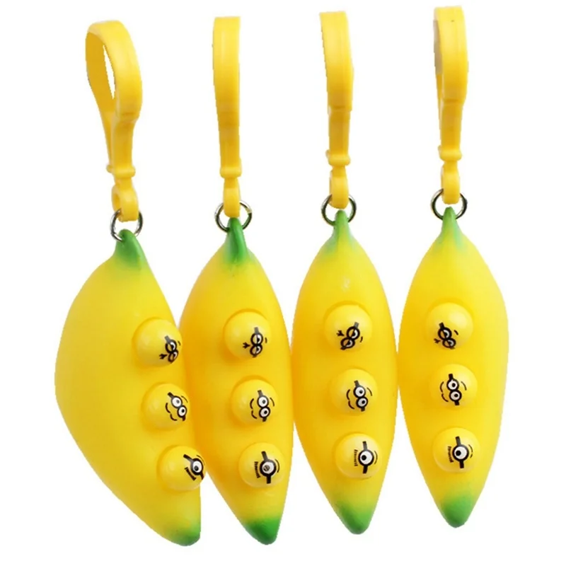 Funny Tricky Decompression Vent Simulation Banana Squeeze Toy Pinching Keychain Stress Pressure Relief Novelty Ball Toys
Funny Tricky Decompression Vent Simulation Banana Squeeze Toy Pinching Keychain Stress Pressure Relief Novelty Ball Toys