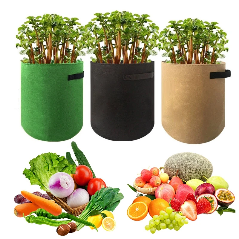 Plant Grow Bags Garden Grow Bags Fabric Vegetable Pot Garden Living Bag Vegetable Plants Nursery Bag Root Container Garden Pots
Plant Grow Bags Garden Grow Bags Fabric Vegetable Pot Garden Living Bag Vegetable Plants Nursery Bag Root Container Garden Pots