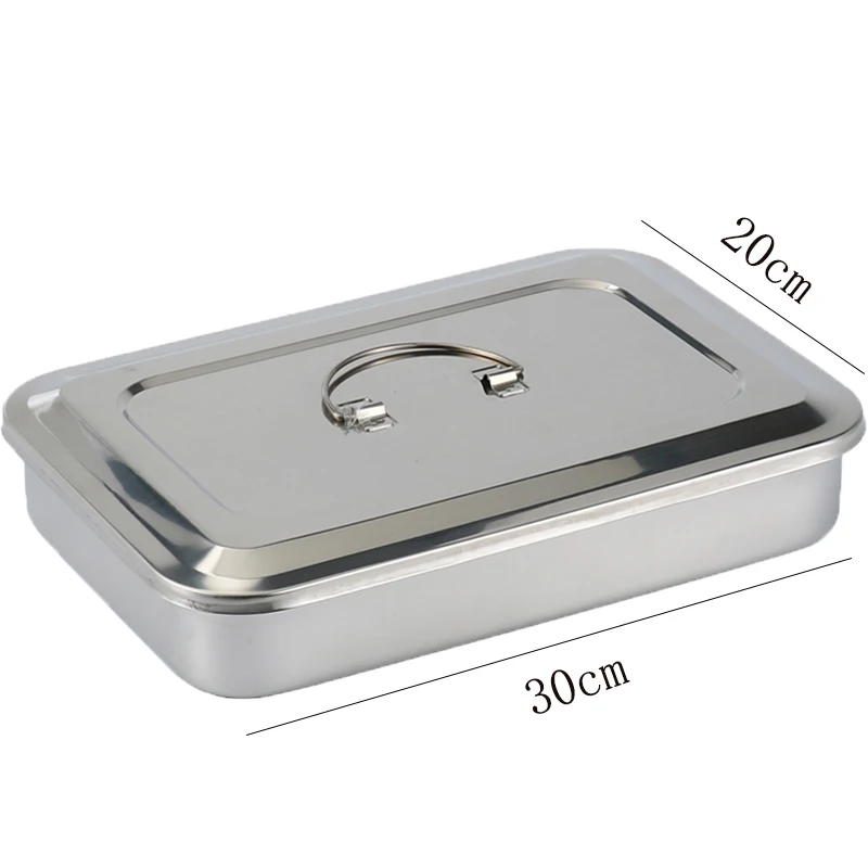 1Pc Stainless Steel Tray Square Sterilization Tray Jar Container with Thick Lid for Medical Dental Surgery Accessories
1Pc Stainless Steel Tray Square Sterilization Tray Jar Container with Thick Lid for Medical Dental Surgery Accessories
