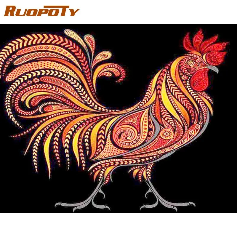 RUOPOTY 5D Full Drill Diamond Painting Rooster Diamond Mosaic Embroidery Animals Frame Handicraft Pictures For The Home
RUOPOTY 5D Full Drill Diamond Painting Rooster Diamond Mosaic Embroidery Animals Frame Handicraft Pictures For The Home