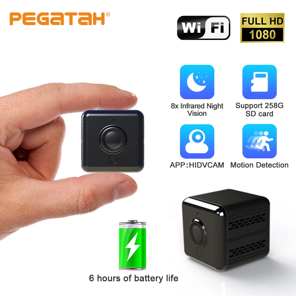 Wifi 1080P HD Mini Surveillance Cameras Micro Camera 8m Night Vision Motion Detection Camcorder Web Video Surveillance SIM Card
Wifi 1080P HD Mini Surveillance Cameras Micro Camera 8m Night Vision Motion Detection Camcorder Web Video Surveillance SIM Card