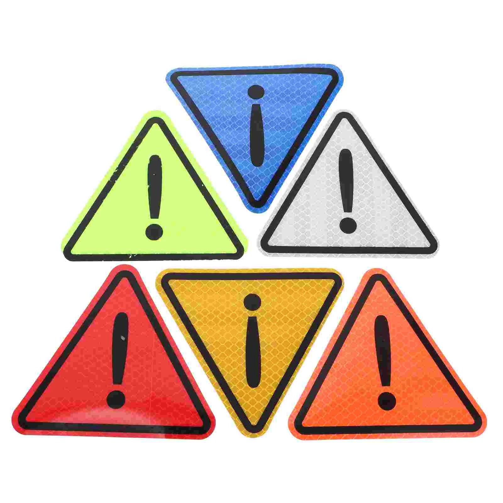 Sign Vehicle Car Safety Reflective Signs Triangle Stickers Warning Danger Pay Attention Caution Plastic Triangular Point Sticker
Sign Vehicle Car Safety Reflective Signs Triangle Stickers Warning Danger Pay Attention Caution Plastic Triangular Point Sticker