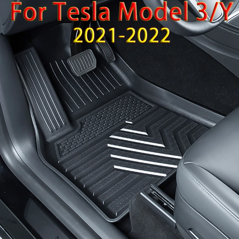Car Waterproof Non-slip Floor Mats For Tesla Model 3 Model Y 2021 2022 TPE Fully Surrounded Special Foot Pad Carpet
Car Waterproof Non-slip Floor Mats For Tesla Model 3 Model Y 2021 2022 TPE Fully Surrounded Special Foot Pad Carpet