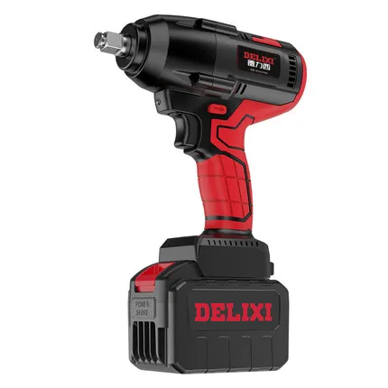 Delixi Brushless Electric Wrench Lithium Battery Impact Wrench Shelf Work Big Torque Sleeve Powerful Auto Repair Air Cannon
Delixi Brushless Electric Wrench Lithium Battery Impact Wrench Shelf Work Big Torque Sleeve Powerful Auto Repair Air Cannon
