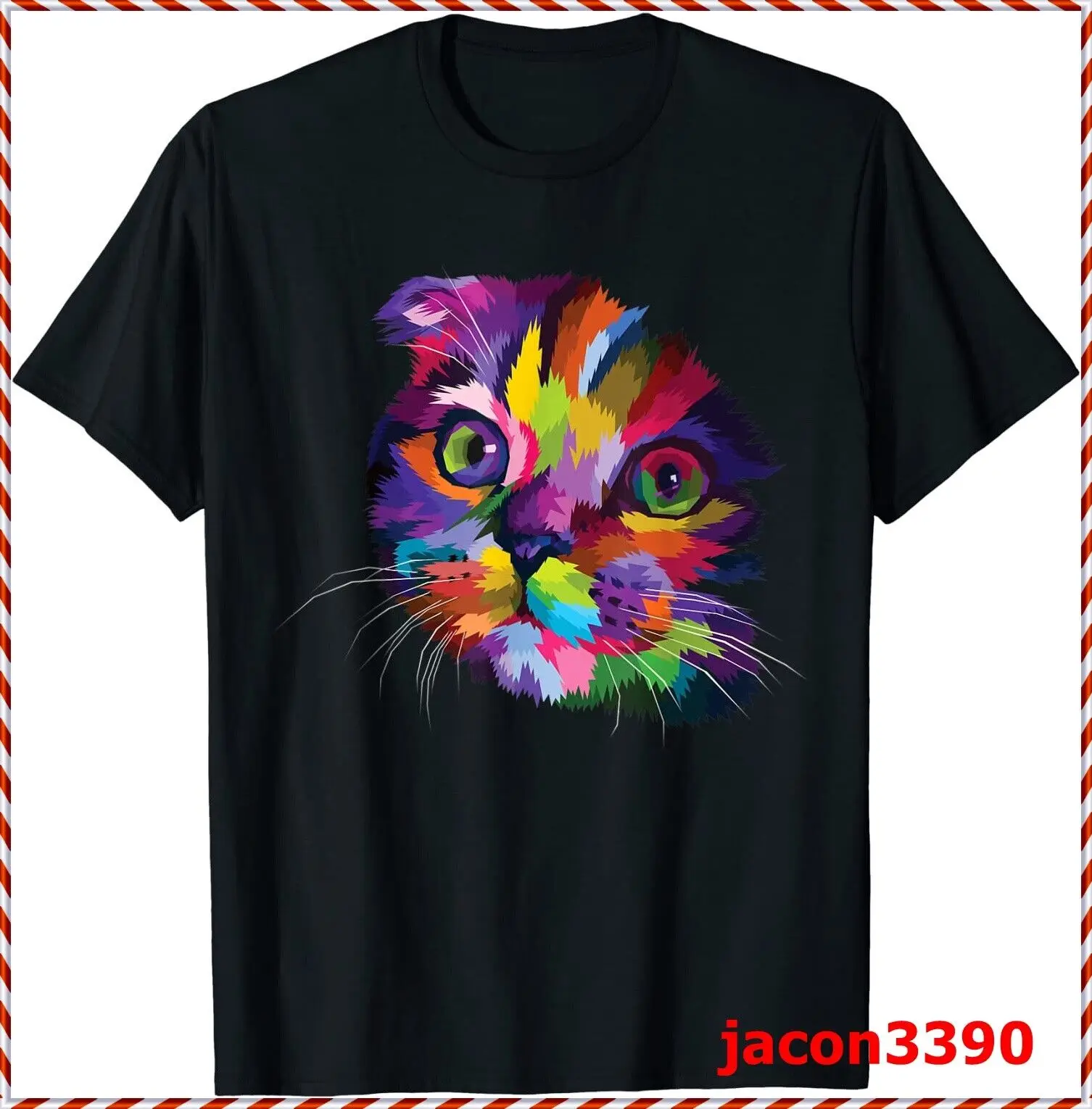 Cat Shirt Colorful Cats Head Pop Art Fashion Printing Men's Short Sleeve T-shirt Boyfriend Gift Tshirt Tops Hipster Tee 
Cat Shirt Colorful Cats Head Pop Art Fashion Printing Men's Short Sleeve T-shirt Boyfriend Gift Tshirt Tops Hipster Tee