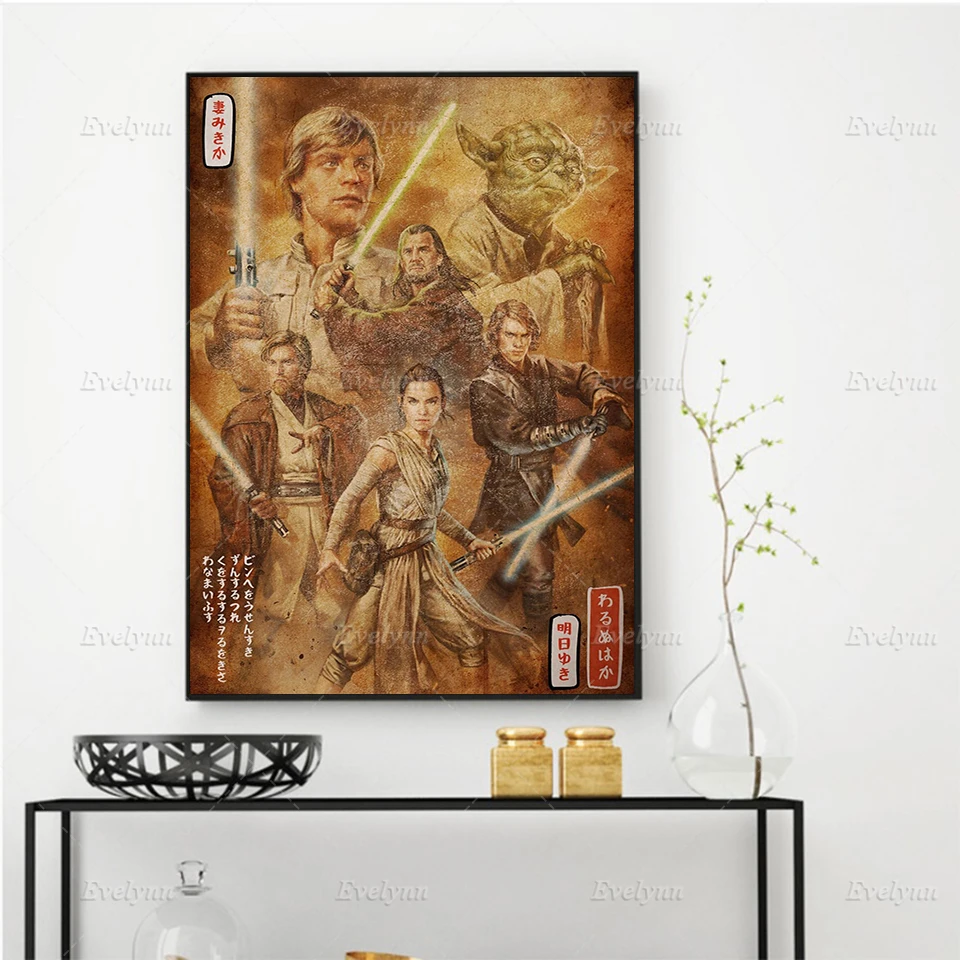 Return Of The Jedi Japan Anime Vintage Star Wars Poster Nordic Modern Home Decor Prints Pictures Wall Art Canvas Painting Gift
Return Of The Jedi Japan Anime Vintage Star Wars Poster Nordic Modern Home Decor Prints Pictures Wall Art Canvas Painting Gift
