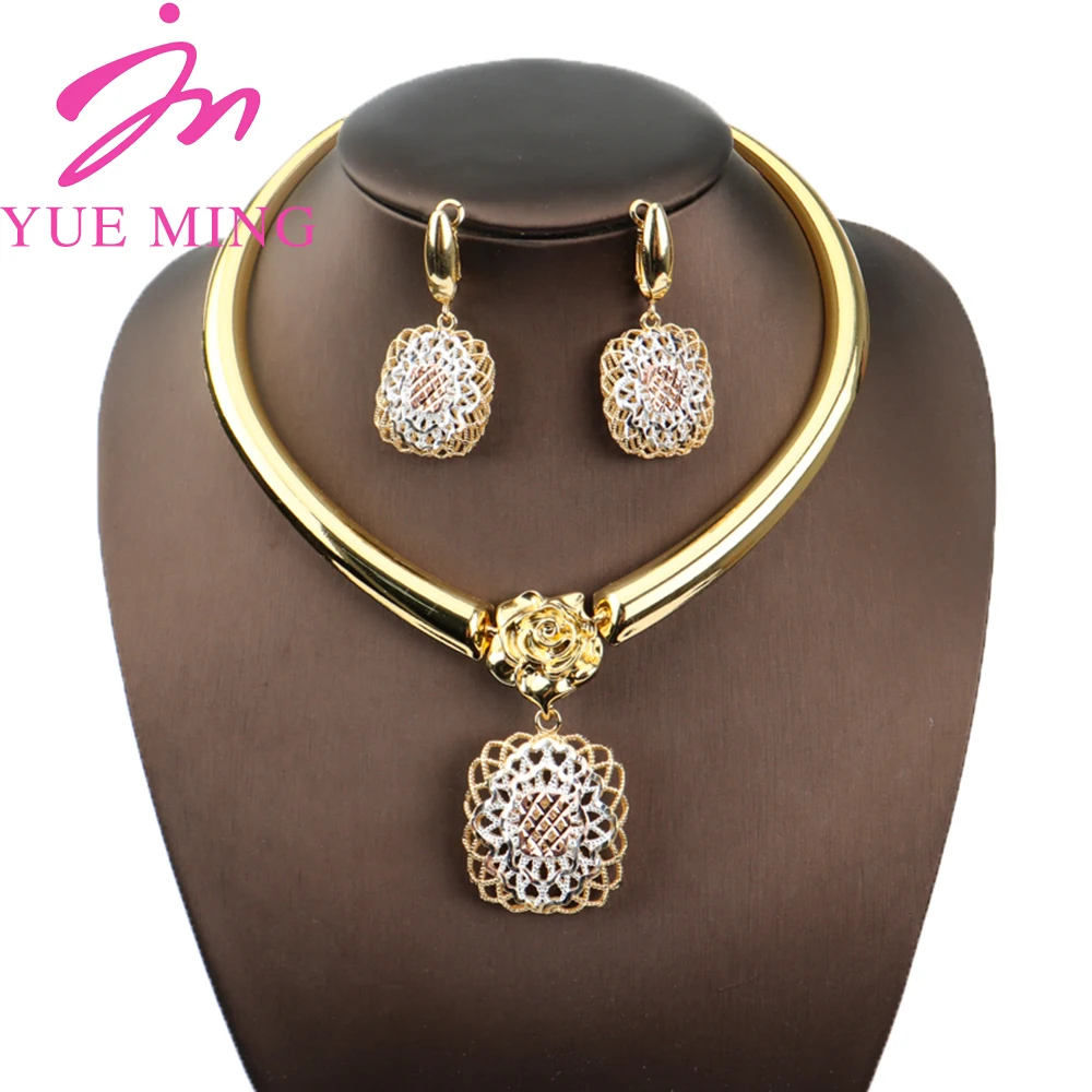 Boutique Necklace Earrings Jewelry Set For Women Dubai Gold Plated Wedding Jewelry European American Jewelry Gift Daily Wear
Boutique Necklace Earrings Jewelry Set For Women Dubai Gold Plated Wedding Jewelry European American Jewelry Gift Daily Wear